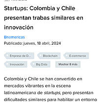 Startups: Colombia y Chile presentan trabas similares en innovacin